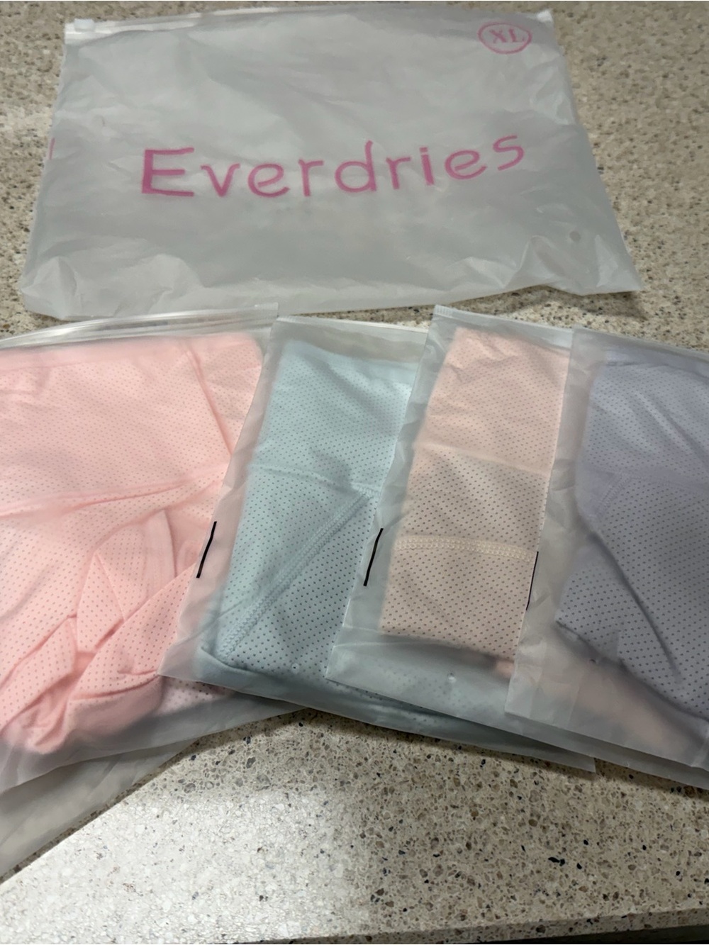 Women’s Breathable Mesh Panties - Pastel Mix
